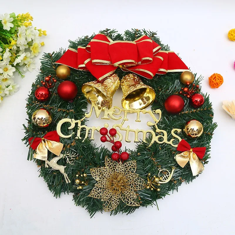 Christmas Decorations Wreaths Display Windows Doors Hanging Teng Strips Site Decoration Christmas Wreaths Christmas Ornaments