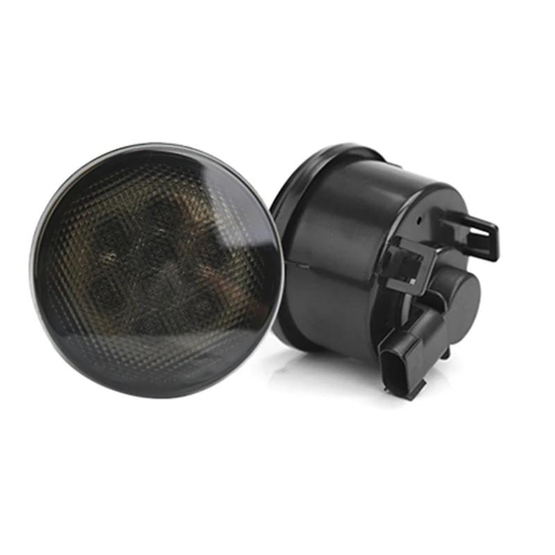 

Янтарный указатель поворота, светодиодные дымовые линзы, указатель поворота в сборе, совместимый с Jeep Wrangler JK JKU 2007-2017 гг.