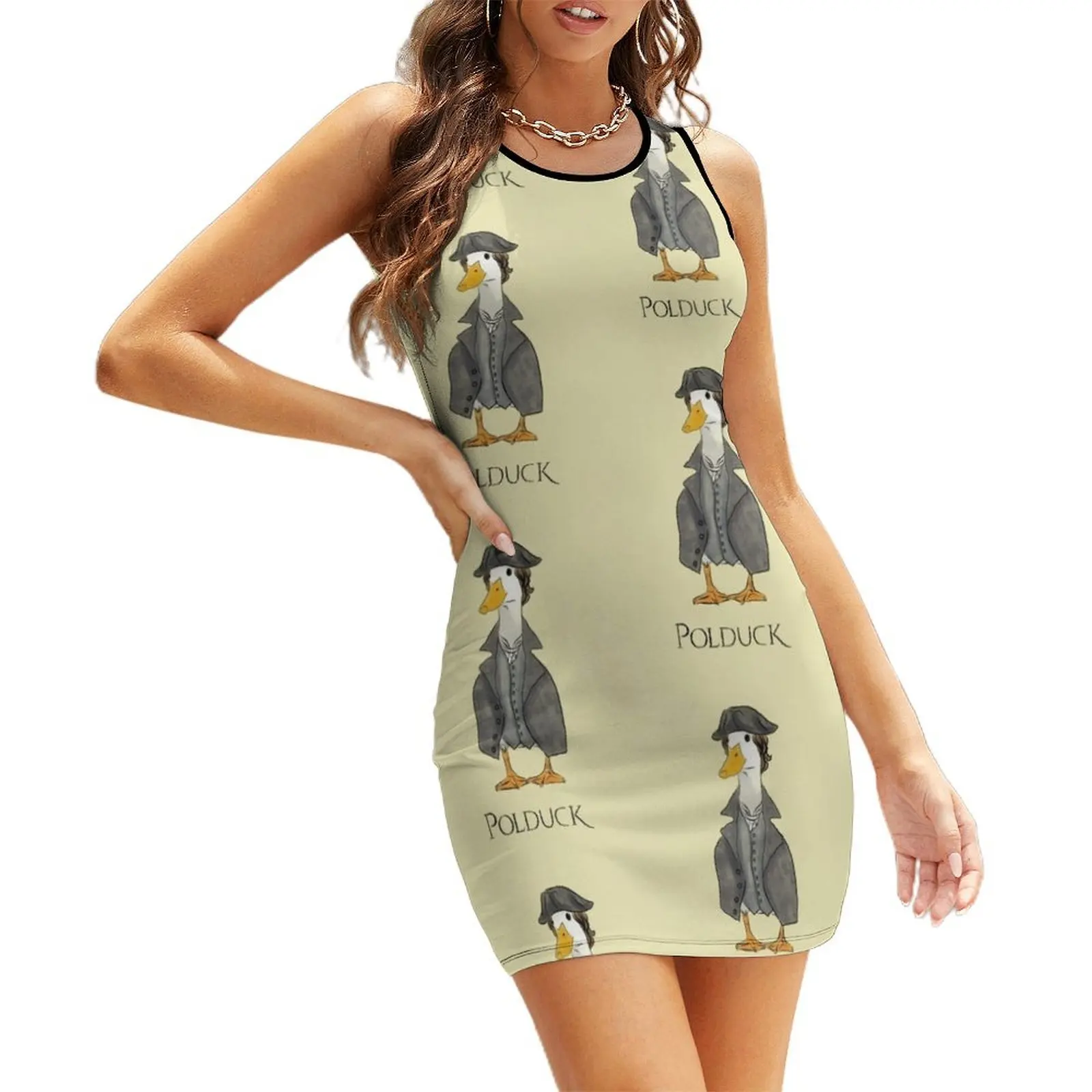 

Polduck Sleeveless Sundress summer clothes for women Woman fashion Bridesmaid dress woman dresses for official occasions
