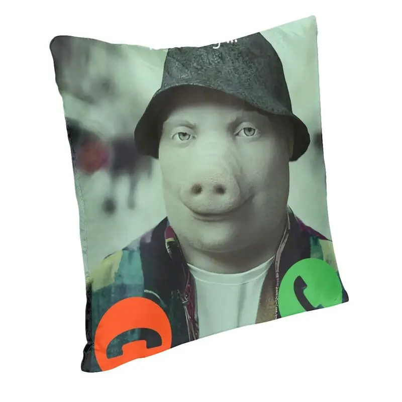 Luxury John Pork John Pork Is Calling Throw Pillow Case Home Decor Custom Square Cushion Cover 45x45cm Pillowcover Living Room