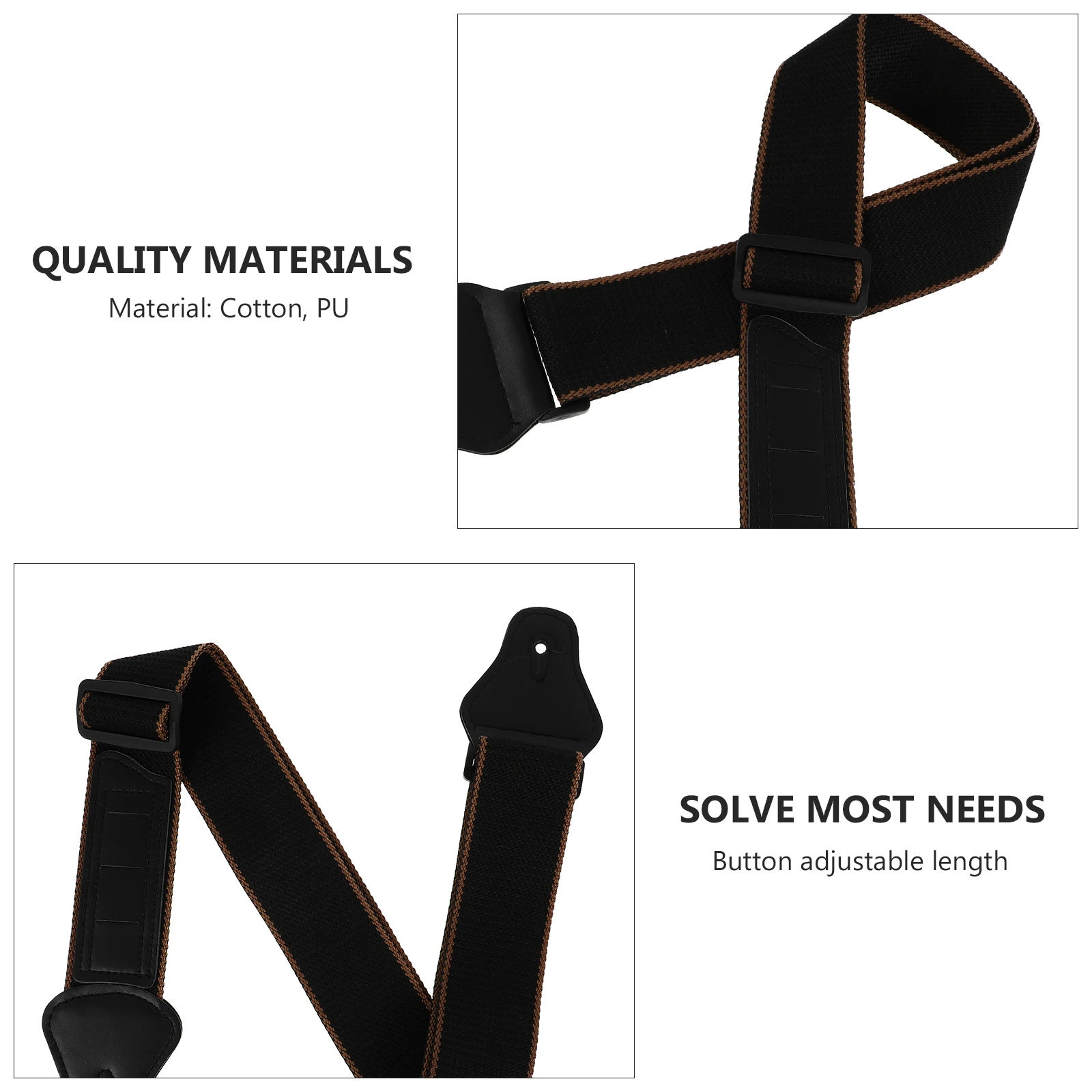 

Electric Guitar Strap Belt Pick Holder Gitara Accecories Parts Neck Shoulder Ballad Accessories Rope Musical