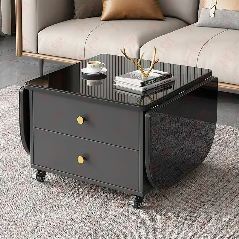 Simple Multifunctional Folding Coffee Table  Dual-use Small Apartment Living Room Edge Several Modern  Household Tele