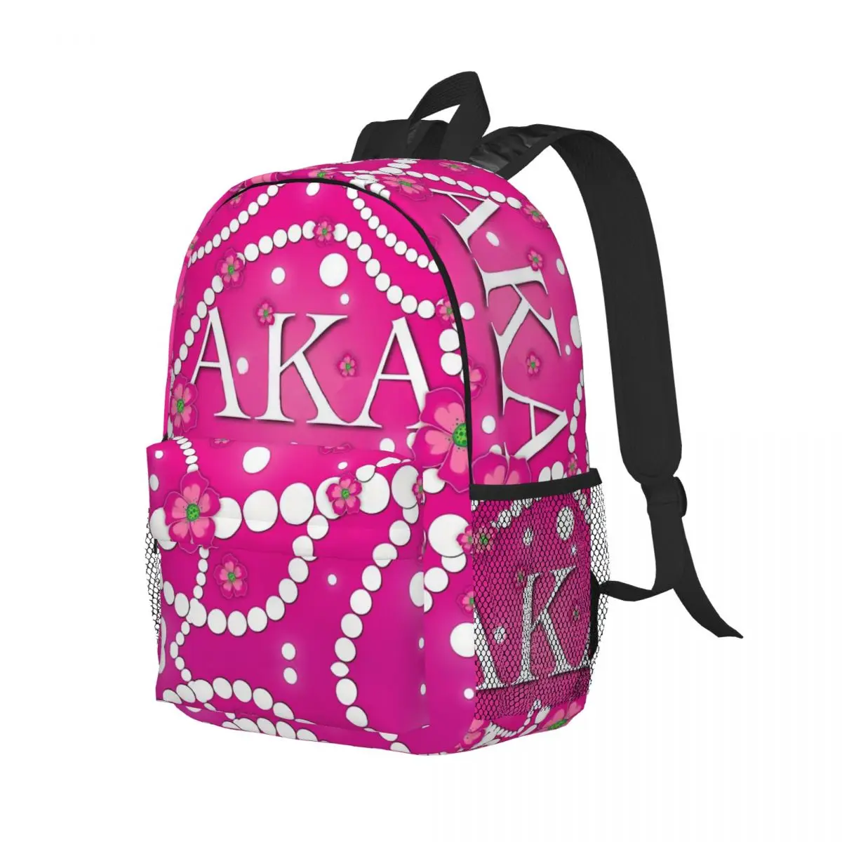 

AKA Sorority Gifts Backpack Student Boys Girls BookBag Kids School Bag Computer Shoulder Bags for Men Women