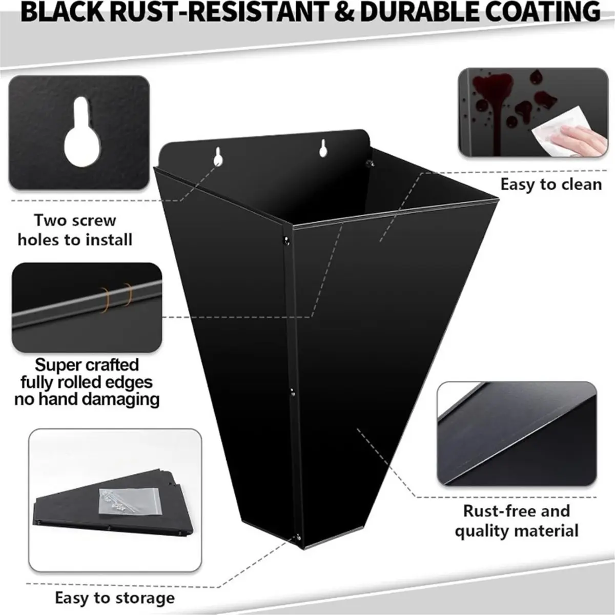 

Heavy Metal Cone Poultry Flat Back Funnel Cone Poultry Pot, Used for Small and Large Poultry Slaughterhouses