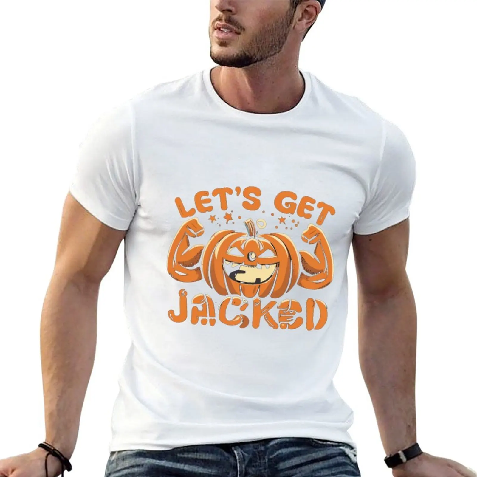 

Let's Get Jacked Shirt, Halloween Pumpkin Shirt T-Shirt t shirts for man graphic vintage g man t shirts for men T-Shirt