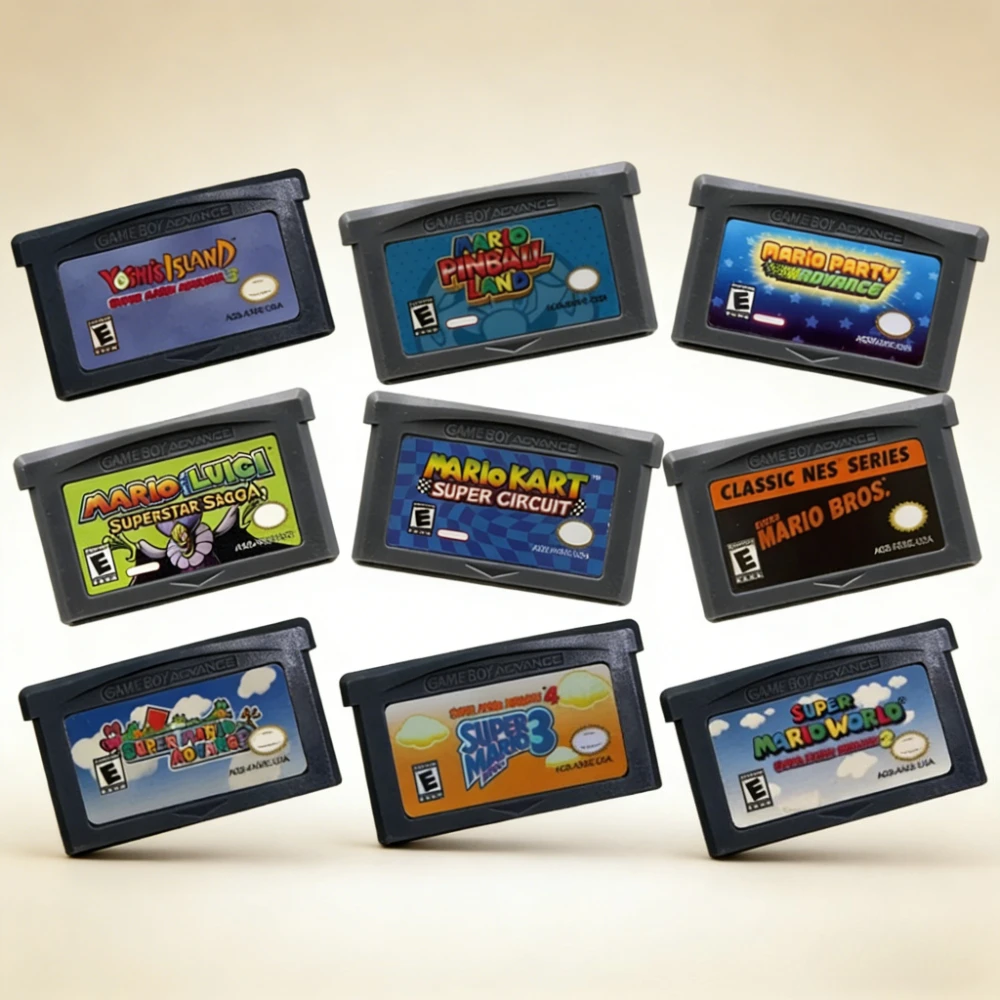 Mali EUR/USA Version GBA Game Cartridge 32 Bit Video Game Console Card Series Super  Wario Land4