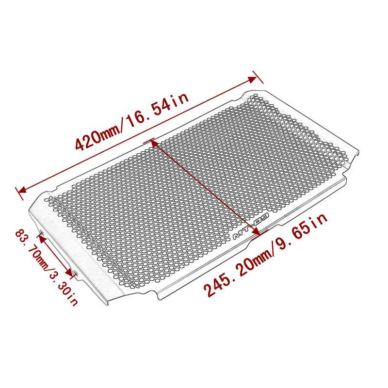 Motorcycle Radiator Guard Grille Cover Water tank Protection Fit For YAMAHA MT-09 / FZ-09 / XSR900 / Tracer 900GT /ABS 2015-2019