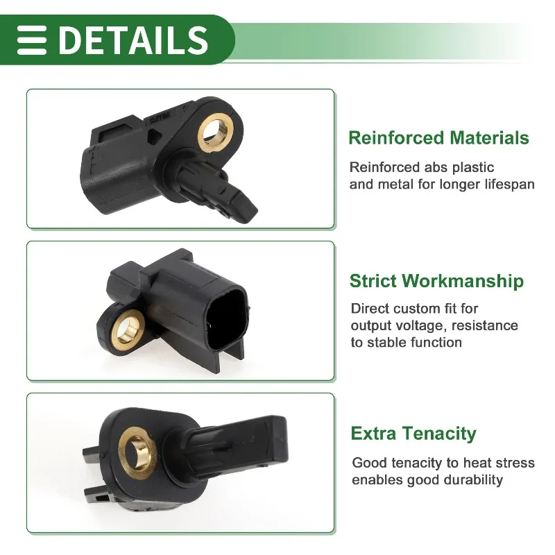 BP4K43711A BP4K43701A ABS Wheel Speed Sensors for Mazda3 04-13 Mazda5 06-15 Ford Focus 2005-2018 Volvo C30 C70 S40 S60 V50 V70