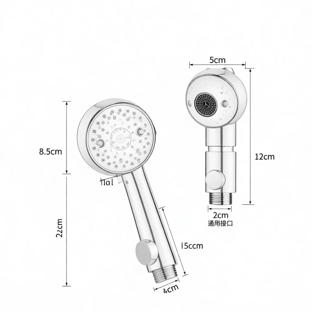 High Pressure Baby Shower Head Gentle Flow Sprayer For Pet Grooming Handheld Bath Nozzle Universal Bathroom Fitting Tool