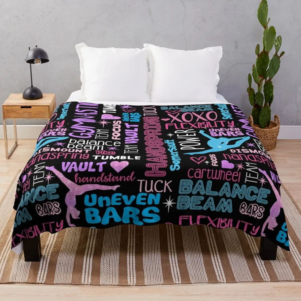 

I love Gymnastics Throw Blanket Luxury Throw Nap Blankets