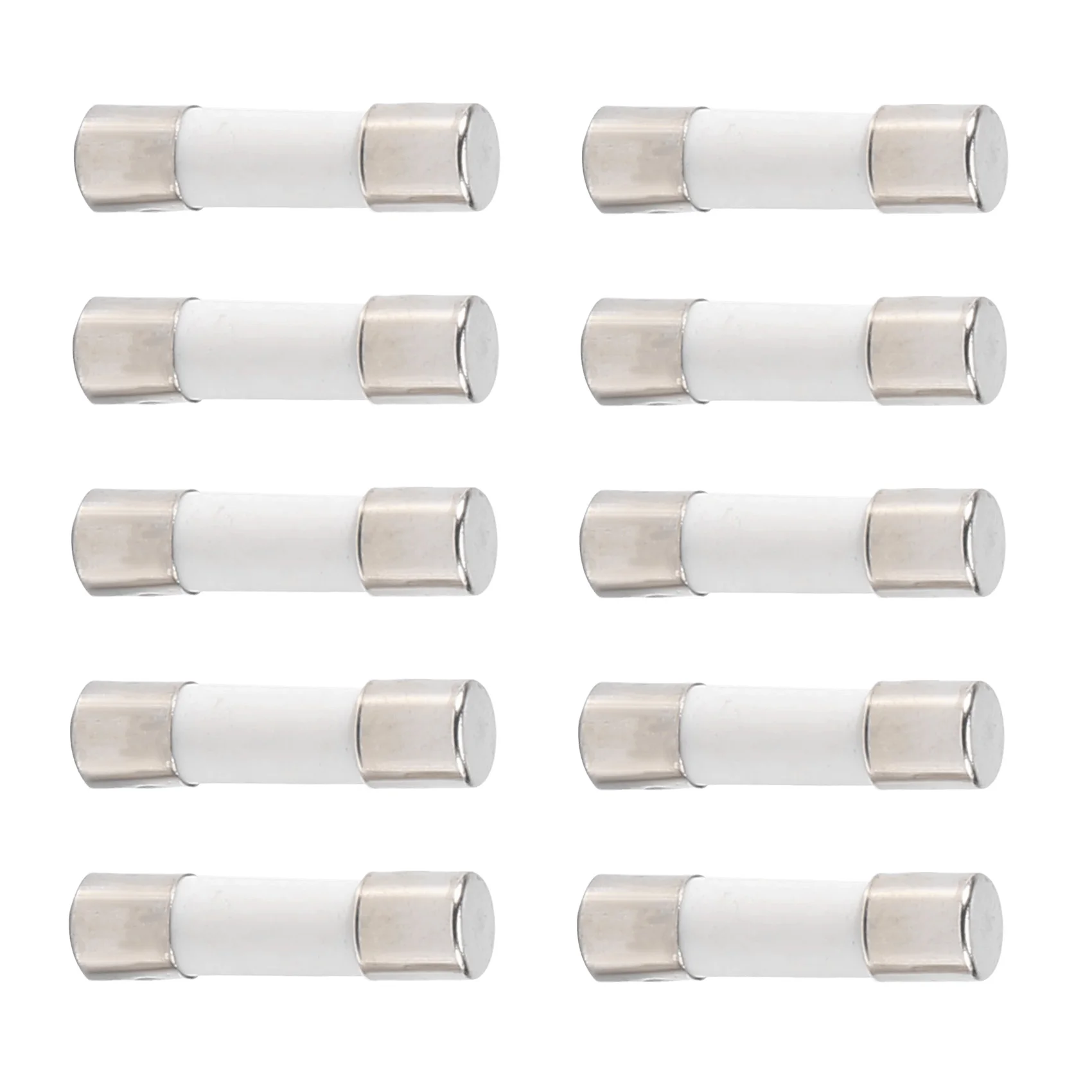 A49T 10Pcs 250V 0.5A 500mA Fast Blow Ceramic Fuses Tubes 5mm x 20mm