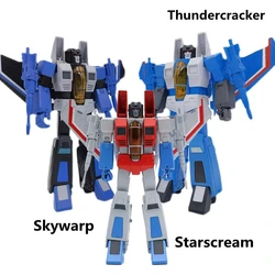 Transformation DEFORMATION SPACE DS-01R DS01 DS-01S G1 Starscream Thundercracker Skywarp MP Scale Action Figure Robot Toys