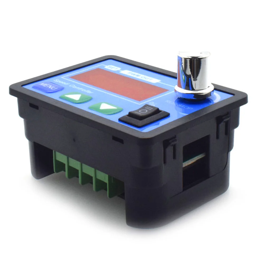 PWM Motor Driver Motor Governor PWM Adjustable Speed Regulator Generator DC6-55V 20A Motor Speed Controller with Dual Protection