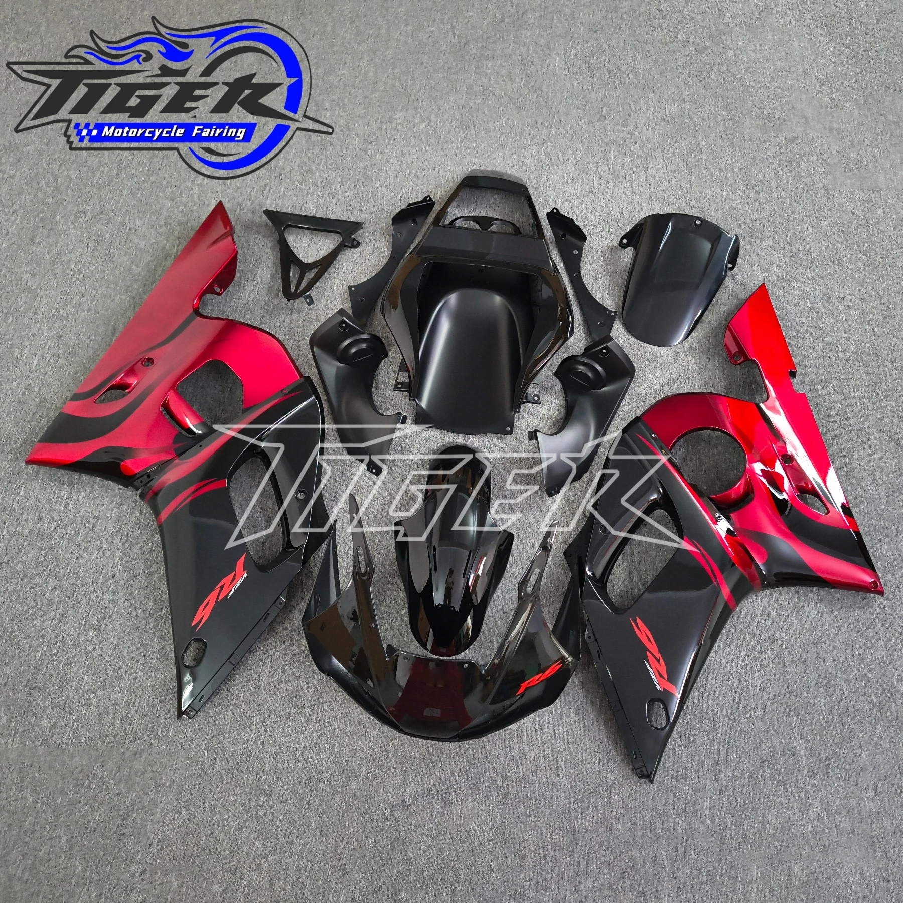 

New For Yamaha YZF R6 YZF-R6 1998 1999 2000 2001 2002 ABS Fairing Kit Painted Components Plastic Molding Cowl