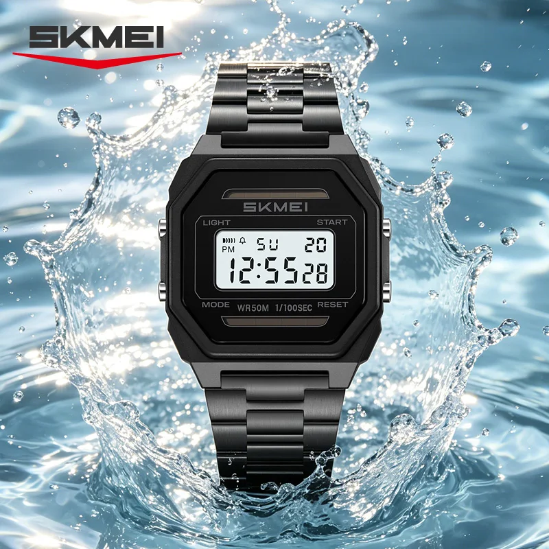 SKMEI 2640 Waterproof Electronic Men Wristwatches Military Digital Sport Watches for Men Date Shockproof Clock Reloj Hombre