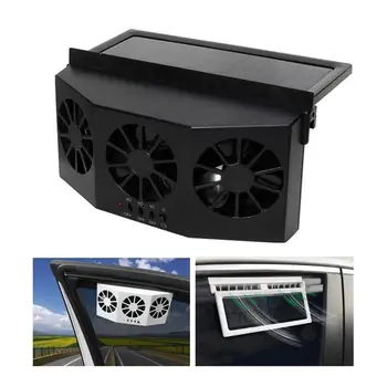 Car window fan energy saving solar powered air purifier vehicle ventilation 2.4V cooling car fan car electrical appliances