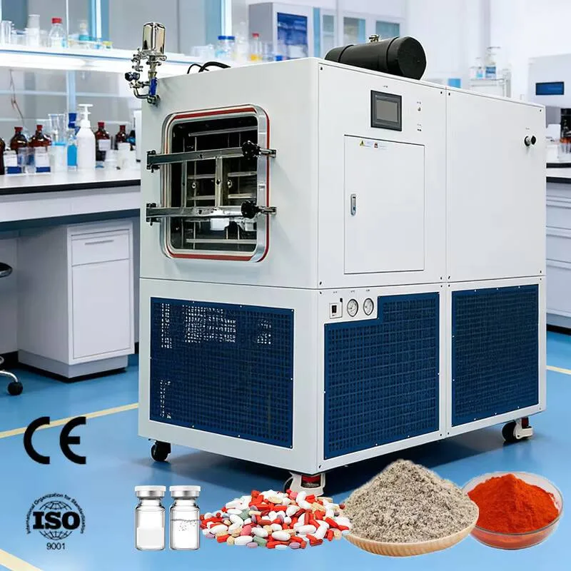 Stable Pilot Freeze Machine For Biological Herbal Extract Consistent Freeze-Drying Sealed Drying Food Processing Digital