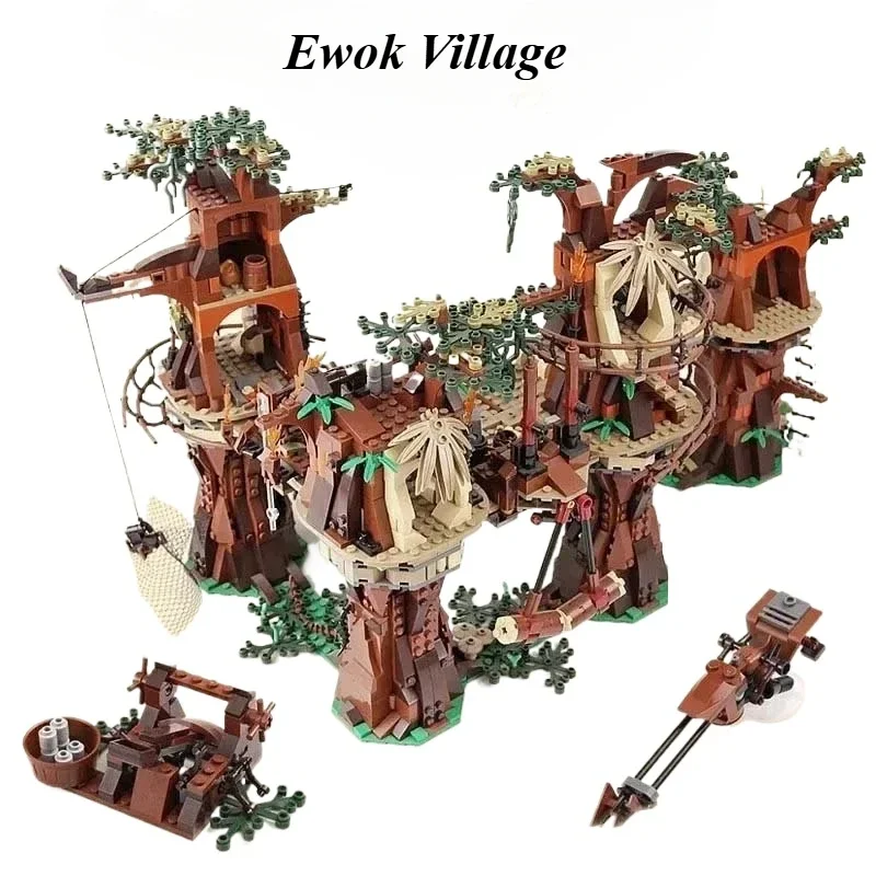 1990 Pcs Ewok Village Compatible 10236 05047 81049 Building Blocks Bricks Model Toys Kid Birthday Christmas Gifts