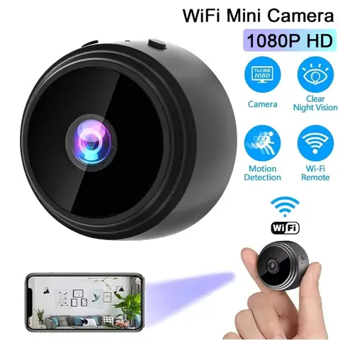 Mini caméra WiFi A9, enregistreur vidéo sans fil, caméra de sécurité, caméra de surveillance pour maison intelligente, pour bébés et animaux domestiques