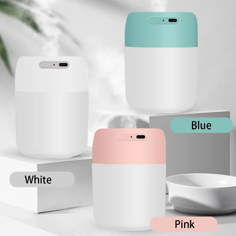 Mini Air Humidifier 220ML Aroma Essential Oil Diffuser Super Quiet USB Fogger Mist Maker For Home Car