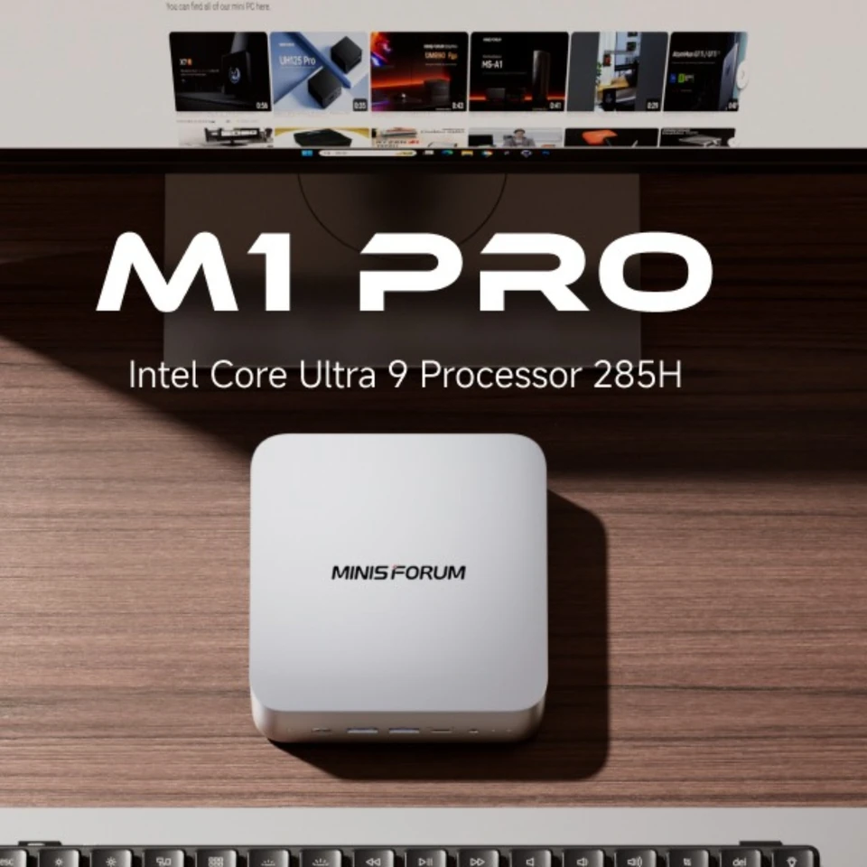 MINISFORUM M1 Pro Intel Core Ultra 9 285H MINI PC Windows 11 2