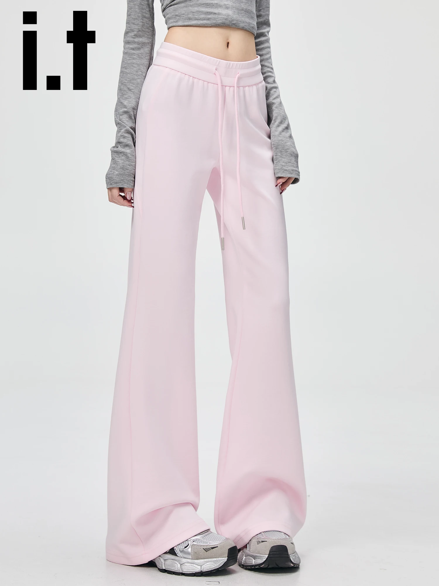 Itchocoolate americano sle menina quente micro queimado casual sweatpants feminino dopane rosa fitn yoga calças senhoras casuais