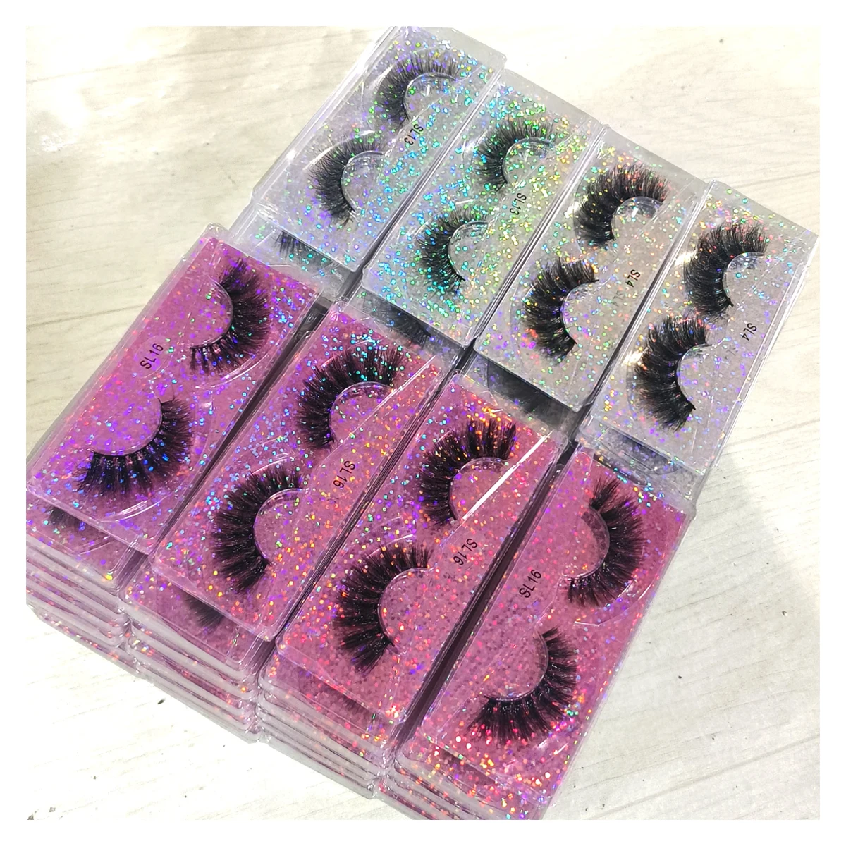 3D Makeup Eyelashes Wholesale 5/10/30/50/100pcs Mink Lashes Fake lashes Natural False Lashes Mink eyelashes set Eyelashes Bulk