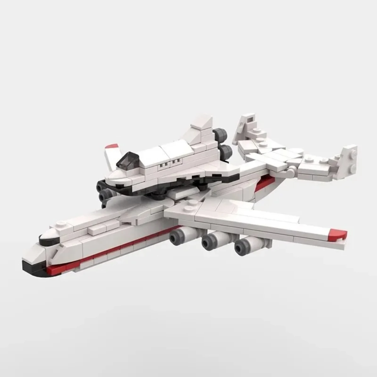 MOC Building Blocks Creative Airlines Military Combat Transport Aircraft Antonovs An-225 Airplane Model Kids Toys Birthday Gift view 5