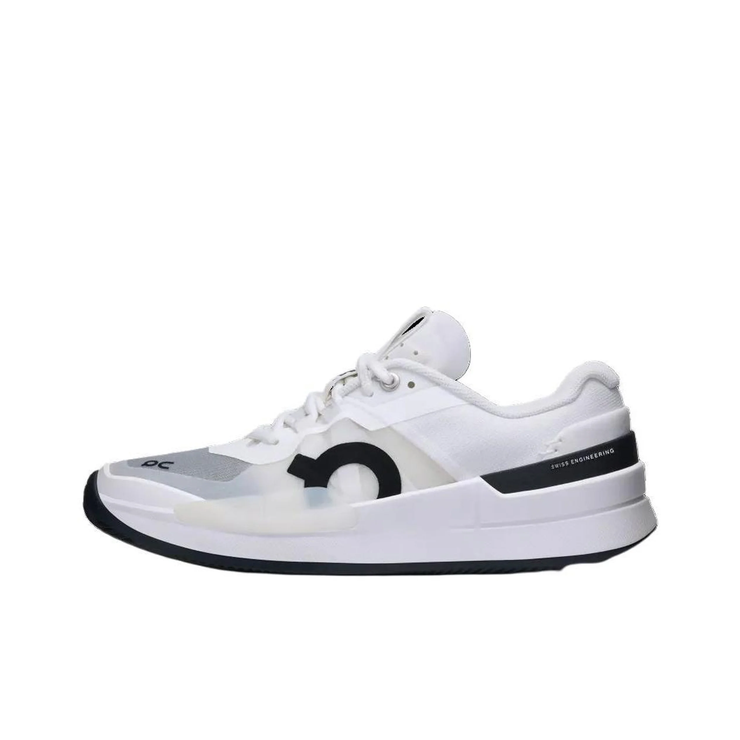 On THE ROGER Pro 2 Clay Low top Tennis Shoes Women's White Black 3WE10630462