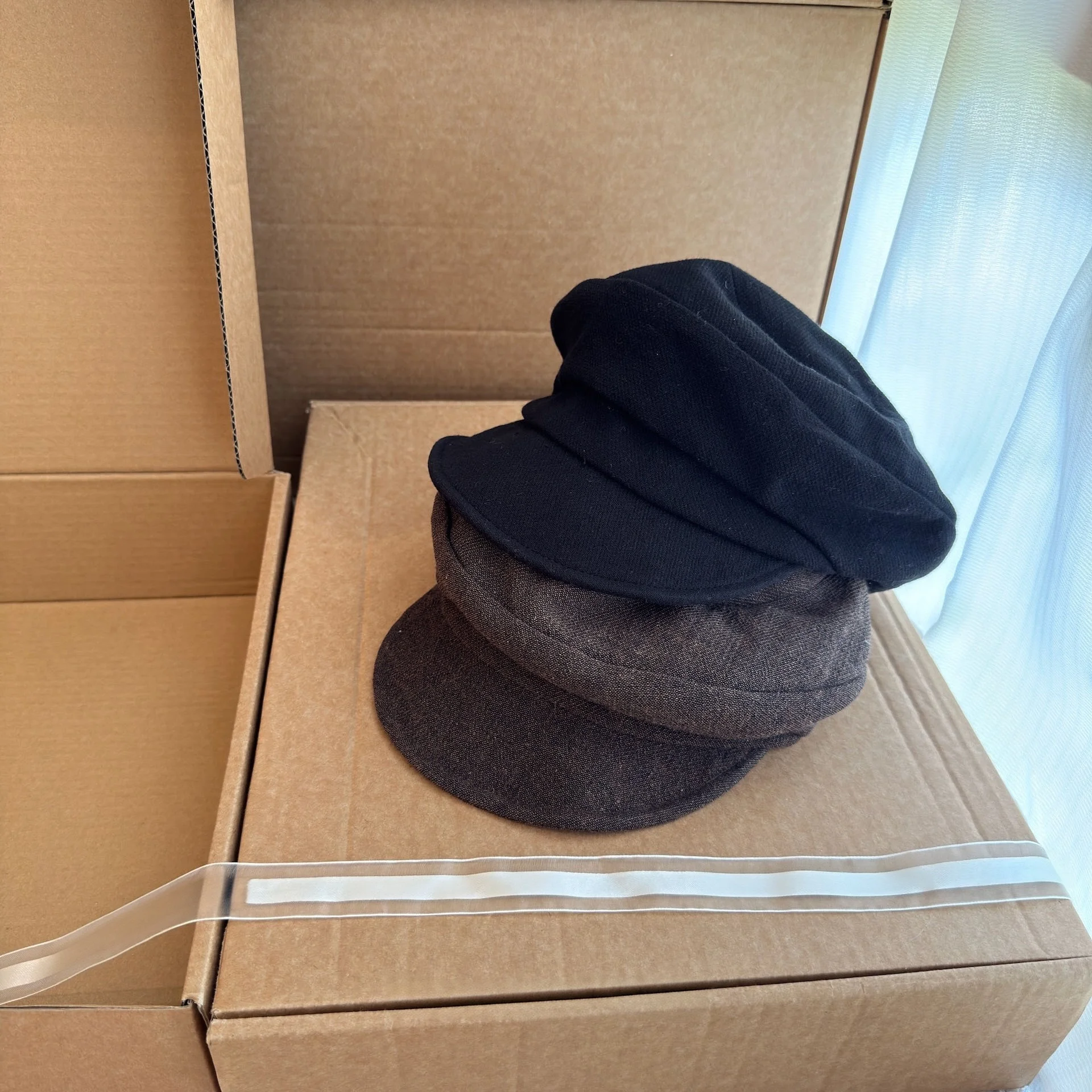 Japanese-Style Wool Newsboy Cap for Women, Fall/Winter Retro British-Style Baseball Cap, Artist's Cap, Elegant Octagonal Hat