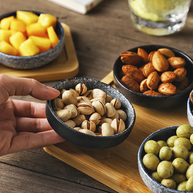 Ceramic Sauce Dish Mini Seasoning Plate Soy Vinegar Dipping Bowl Hot Pot Condiment Tray Household Kitchen Dinner Table Tableware view 4