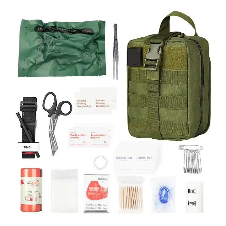 

First-aid Tactical Bag With Medical Supplies EMT Ifak Bag Molle Mesh Patch Hunting Emergency Medical Bag For Backpack