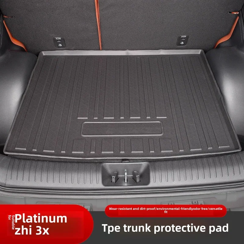 

Коврик в багажник автомобиля TPE для Toyota BZ3X Platinum 3X, водонепроницаемый и экологически чистый лоток для багажника, защитный коврик для салона автомобиля, аксессуары