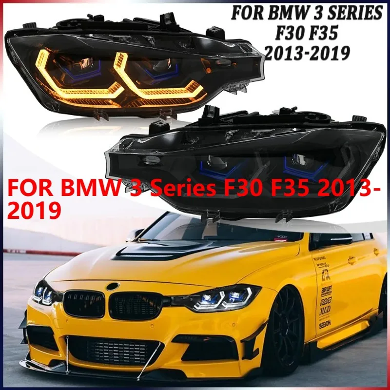 

1Set LED Headlights For BMW 3 Series F30 F35 2013-2019, DRL Headlamp Assembly