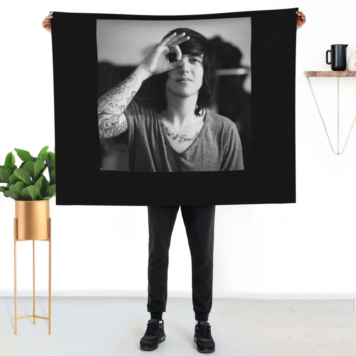Kellin Quinn 04 Classic Throw Blanket Soft Single for winter Moving Thin Sleeping Bag Blankets