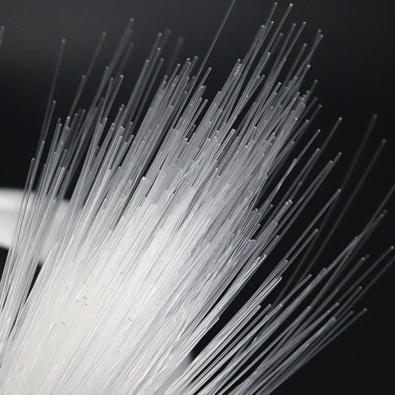 End Glow Fiber Optic 0.5mm 0.75mm 1mm/2.5mm PMMA Plastic Cable Star Ceiling Diy Starry Sky Effect For Car Home Interior Decor