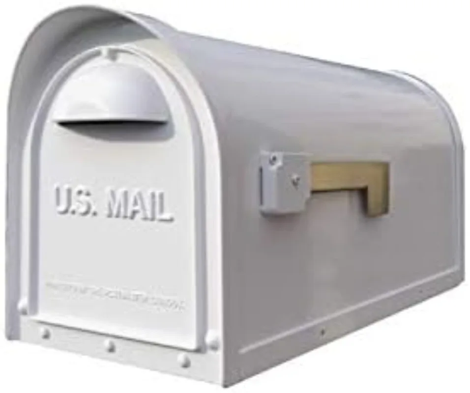 

Hummingbird Curbside Mailbox White Aluminum Mailbox for Post Mount APPROVED QUALITY DURABLE OUTDOOR MAILBOX