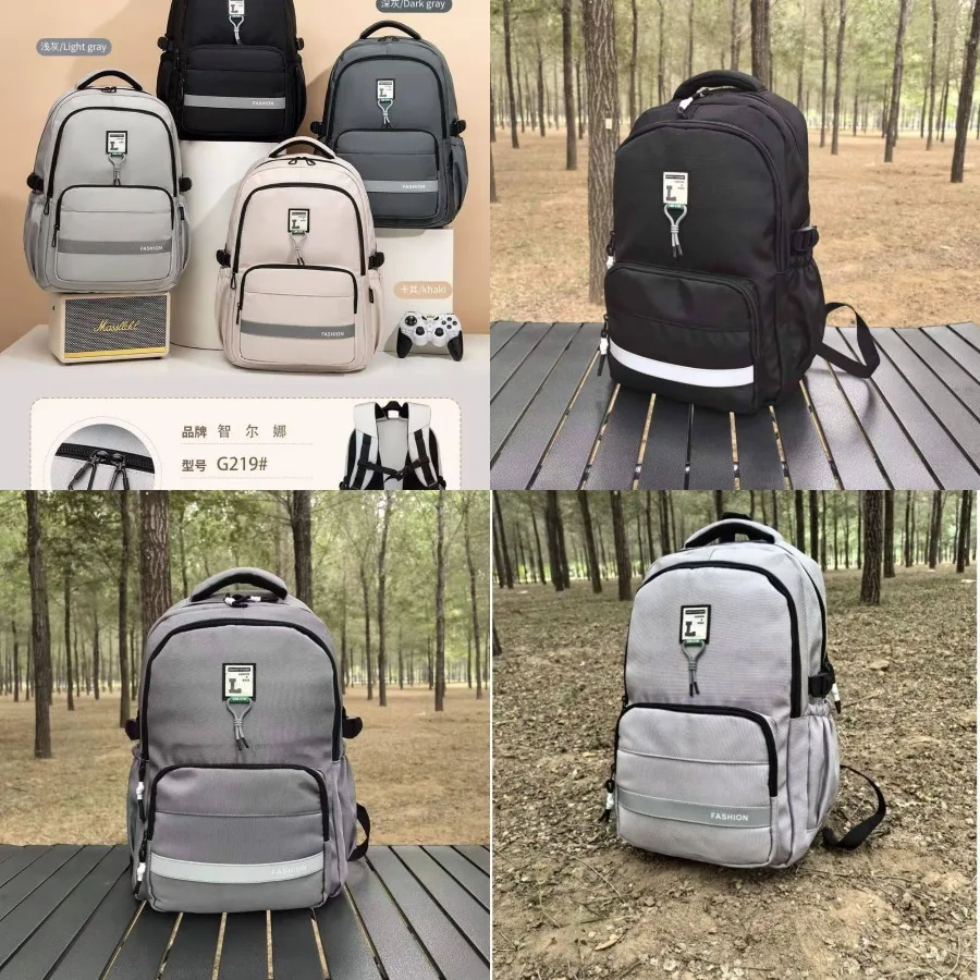 

【Новый стиль】Zhierna 2026, новый школьный рюкзак для девочек средней школы, старшеклассниц, студентов колледжей, вместительный рюкзак для мужчин, для ноутбука.