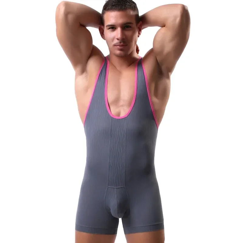 KWAN.Z bodysuit men shaper nylon cinta modeladora masculina water pattern tights erkek korse men's corset body shaper men
