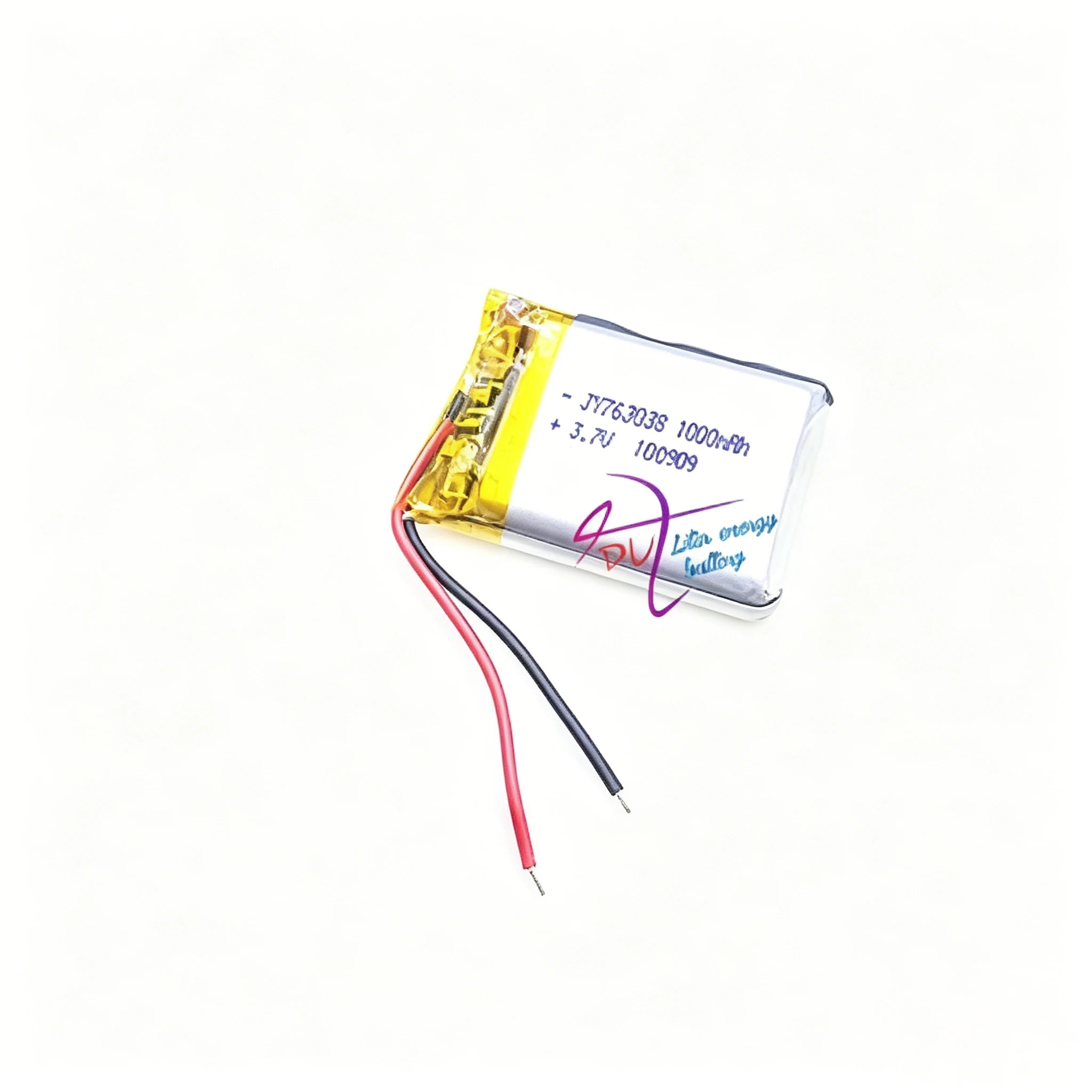 763038 3.7V 1000MAH lithium-ion polymer battery 1000 mah vehicle traveling data recorder LED speakers toys