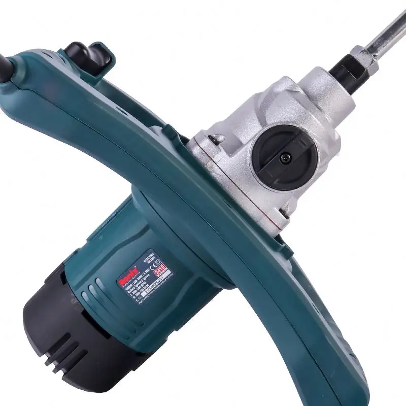 Ronix 2410 Variable Speed Double Paddle Handheld Automatic Electric Putty Plaster Cement Paint Electric Mixer 2 Speed