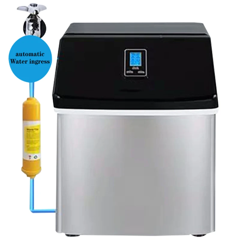 1pc 25KG/24H Ice Maker Machine Electric Generator Cooler Mini Ice Cube Maker Kitchen Appliance for Bars Restaurants Hotels