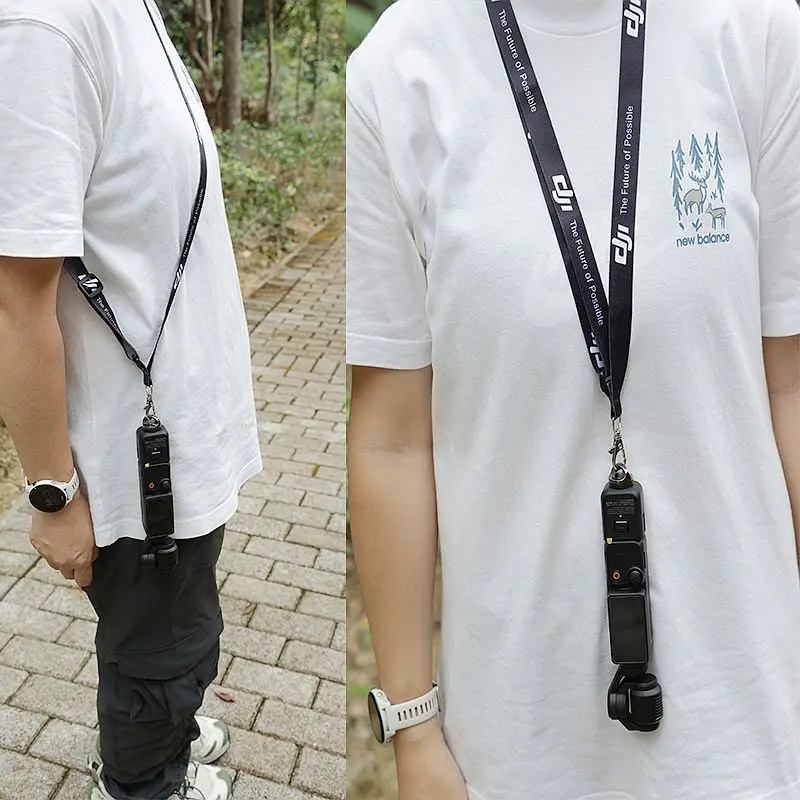 Cordão ajustável estilingue cinto pescoço cinta para dji om4 osmo móvel 3 2 zhiyun suave q 4 mijia feiyu handheld cardan acessórios