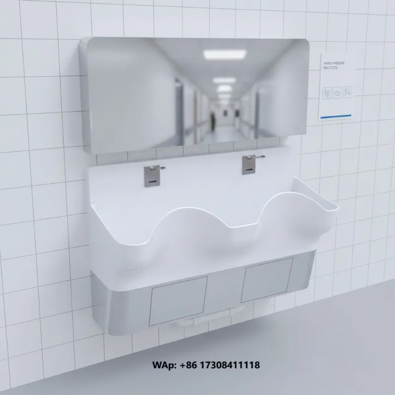 Custom 304 Stainless Steel Modern Hospital Sink for Medical Use Surgical Room Scrub Basin