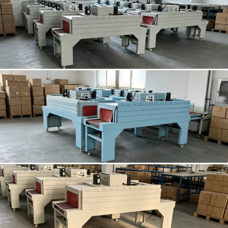 Customized Sleeve Shrink Wrapping Machine Automatic Conveyor Tunnel Heat Sealer POF Film Industrial Grade Packaging System