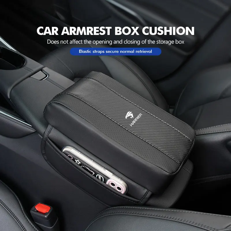 Car Arm Rest Box Center Console Extension Cushion Elbow Support For Toyota 86 Harrier Vellfire Alphard Camry Avensis