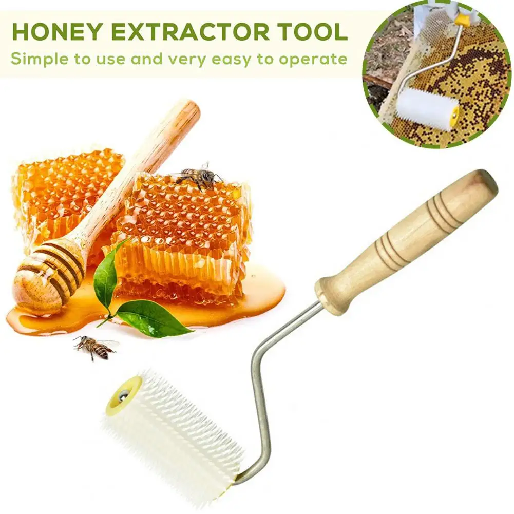 Honeycomb Decap Needle Roller Beekeeping Uncapping Needle Roller Efficient Hive Honey Extraction Tool Durable Beekeeping Needle