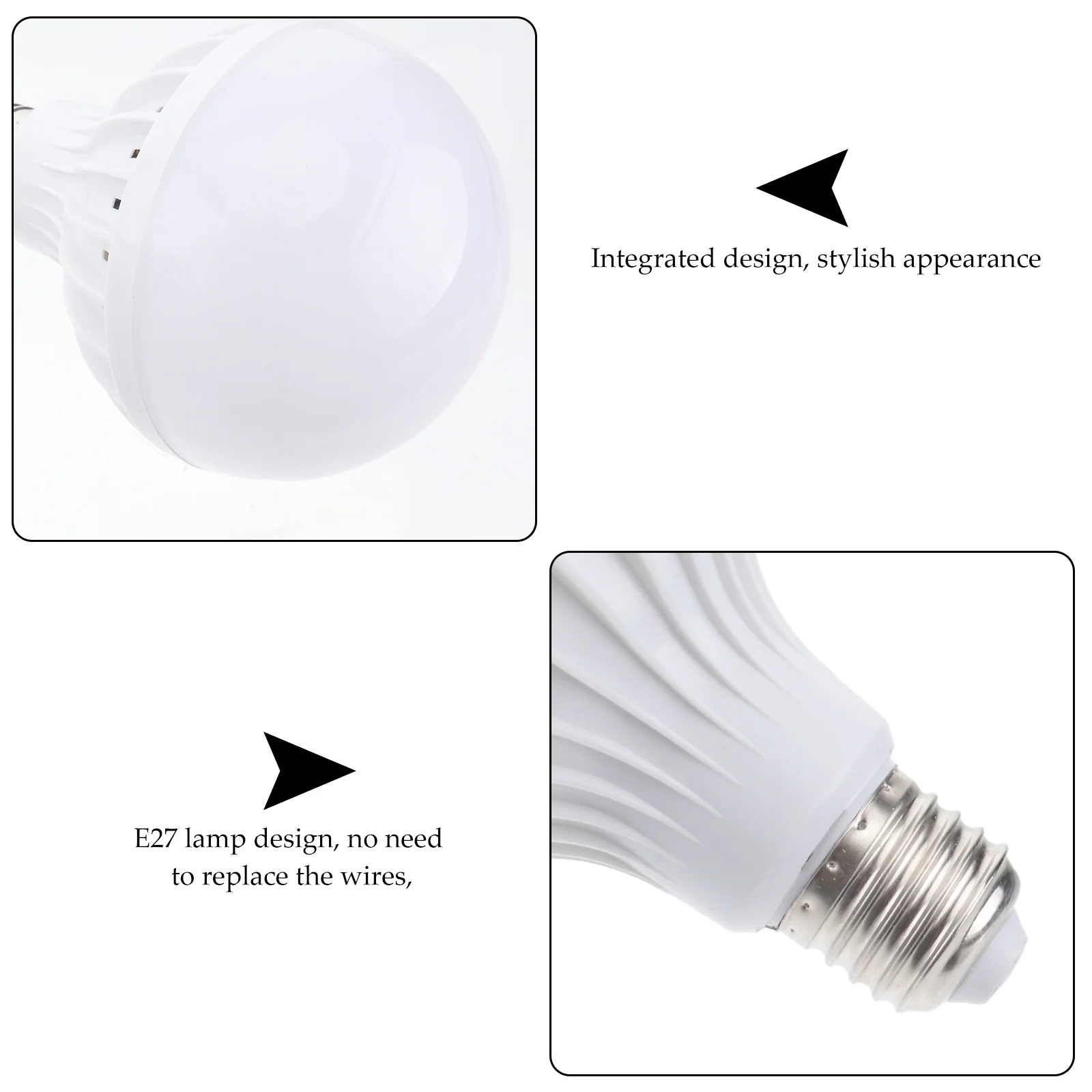 12 واط E27 6500 كيلو الصوت المنشط Led لمبة السيارات مصباح لجهاز الاستشعار لخزانة غرفة نوم المرآب الطابق السفلي الممر خزانة ورشة عمل