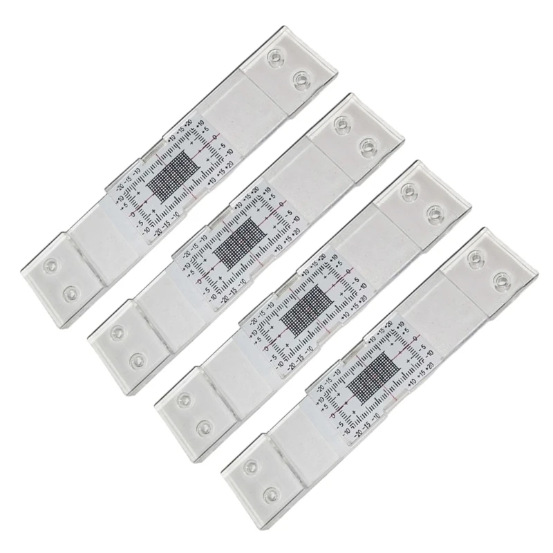 2/4Pcs Crack Monitoring Record, Standard Tell-Tale Crack for the Standard and Corner Tell-Tale Acrylic Dropshipping