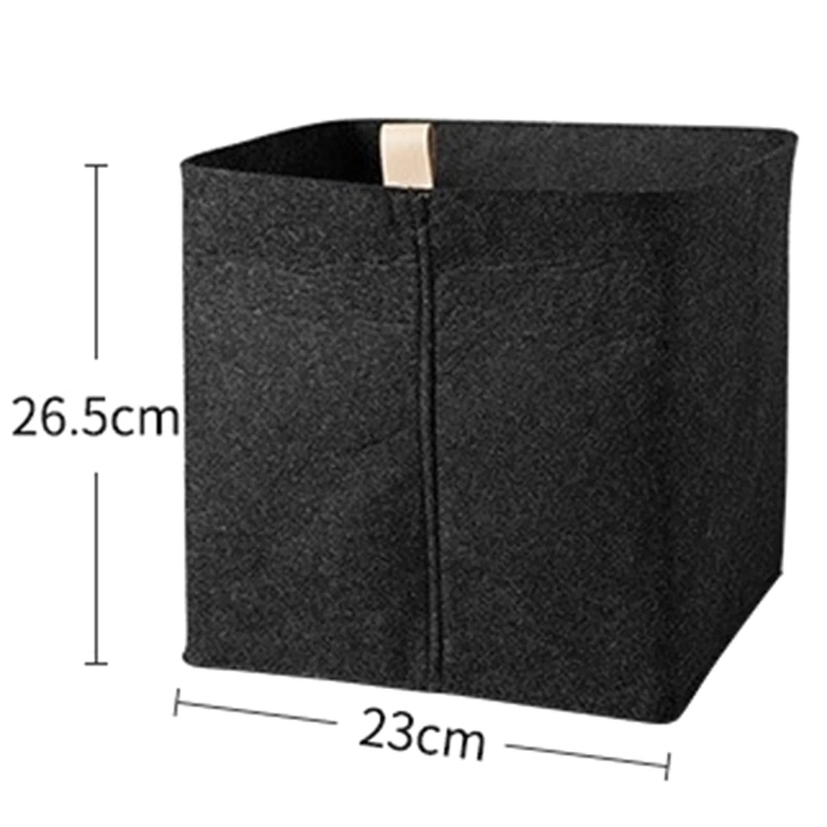 NOCM 6Pcs Storage Cubes Felt Fabric Cube Storage Bins Storage Bins with Hanging Ring Foldable Cube Baskets